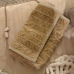 anthropologie beach clutch